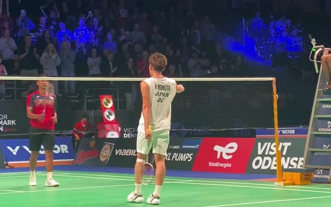 丹麦队险胜日本队,桃田贤斗统治全场 丹麦队险胜日本队,桃田贤斗统治全场