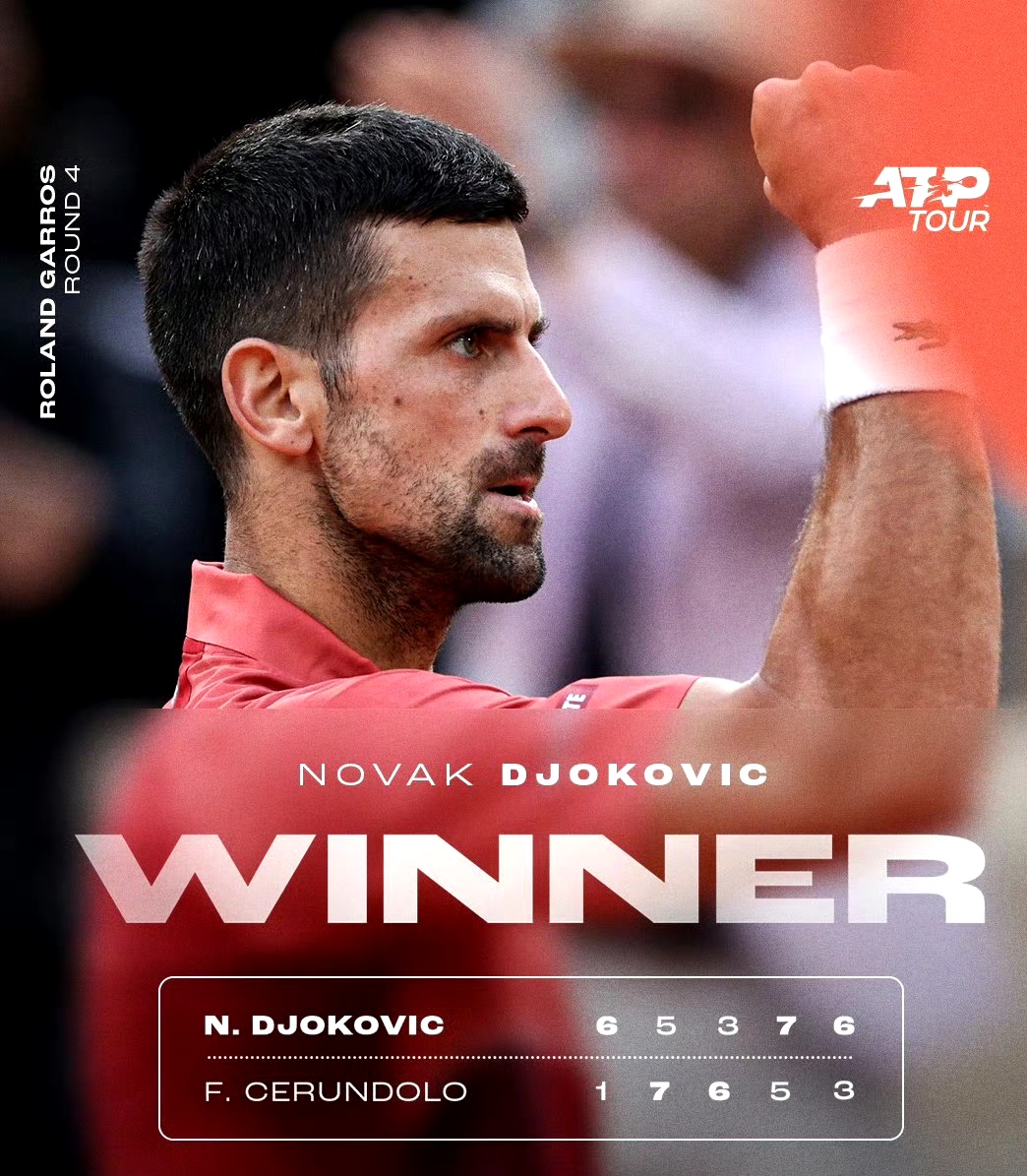 法国网球队逆转世界网球队，德约科维奇完成帽子戏法